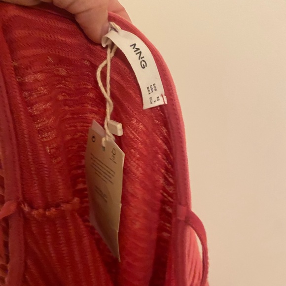 Mango with tags - Brand New - Striped Pink Midi Dress - Picture 6 of 6